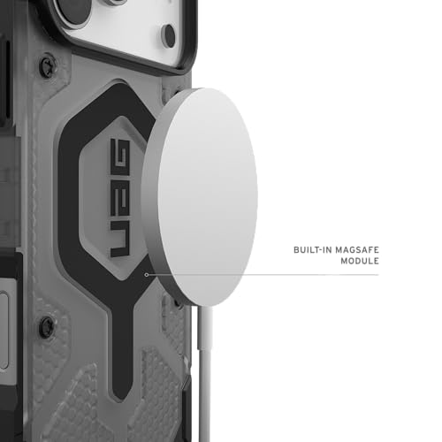 URBAN ARMOR GEAR UAG Designed for iPhone 17 Pro Max Case Pathfinder Clear - Compatible with MagSafe Military Grade Protective Cover, Ash/Black - color: Pathfinder Clear - Ash/Black