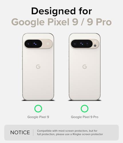 Ringke for Google Pixel 9/9 Pro Case [Fusion Matte Clear] | Oil & Dirt Resistant, Anti-Fingerprint Technology Prevents Oily Smudges, Frosted Coating Feels Velvety Soft - size: Pixel 9 / Pixel 9 Pro