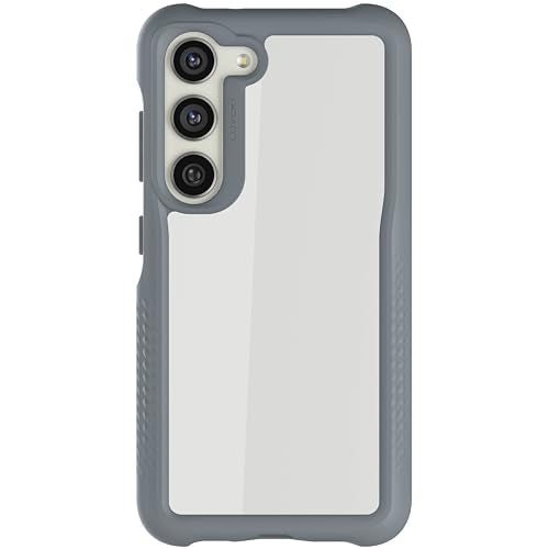 Ghostek Covert Samsung Galaxy S23 Clear Case with Military Grade Shockproof Protection, Non-Slip Grip, Protective Silicone Phone Cover Designed for 2023 Galaxy S23 (6.1") (Gray) - color: Gray [Limited], size: Galaxy S23