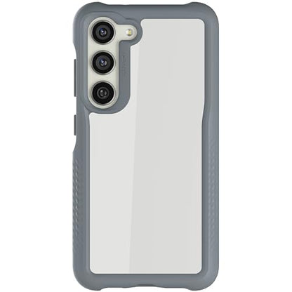 Ghostek Covert Samsung Galaxy S23 Clear Case with Military Grade Shockproof Protection, Non-Slip Grip, Protective Silicone Phone Cover Designed for 2023 Galaxy S23 (6.1") (Gray) - color: Gray [Limited], size: Galaxy S23