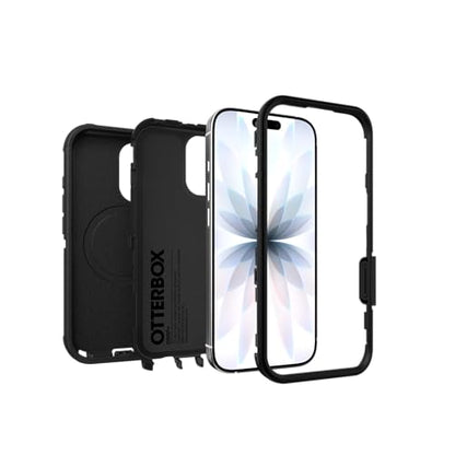OtterBox iPhone 17 Defender Pro Series Case - Black | Tough, Rugged & Durable iPhone Case, Snaps on MagSafe, Multi-Layer, Impact Absorbing iPhone Case - color: Black, style: iPhone 17