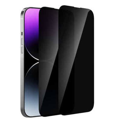 6.1-inch [2 Pack] Privacy Screen Protector for iPhone 16/15[Anti-Spy] Tempered Glass Film,Touch Sensitive/Anti Scratch/Fingerprint/Easy Install Bubble Free