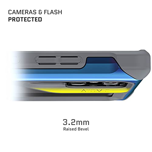 Ghostek ATOMIC slim S22 Ultra Phone Case with Clear Back, Iridescent Aluminum Bumper and S-Pen Stylus Cutout Shockproof Phone Cover Designed for 2022 Samsung Galaxy S22 Ultra 5G (6.8 Inch) (Prismatic) - color: Prismatic, size: Galaxy S22 Ultra