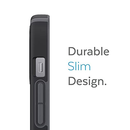 Speck iPhone 13 Pro Case - Drop Protection & Scratch Resistant with Dual Layer Protection & Slim Design Case for iPhone 13 Pro, CandyShell Pro, Black/Slate Grey - color: Black/Slate Grey