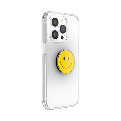 PopSockets Adhesive Phone Grip, Holder- Enamel Be Happy - color: Be Happy, style: Adhesive