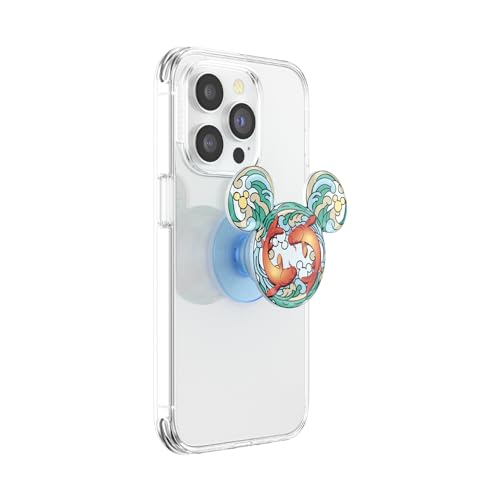 PopSockets Adhesive Phone Grip, Holder- Mickey Koi - color: Mickey Koi, style: Adhesive