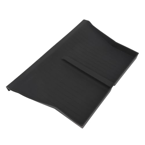 Center Console Wireless Charging Mat, Easy to Clean Anti Slip Phone Charging Silicone Pad, Interior Accessories for Car Phone Stand, Dash Mat with Holder (Black W240004607)