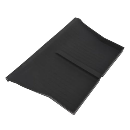Center Console Wireless Charging Mat, Easy to Clean Anti Slip Phone Charging Silicone Pad, Interior Accessories for Car Phone Stand, Dash Mat with Holder (Black W240004607)