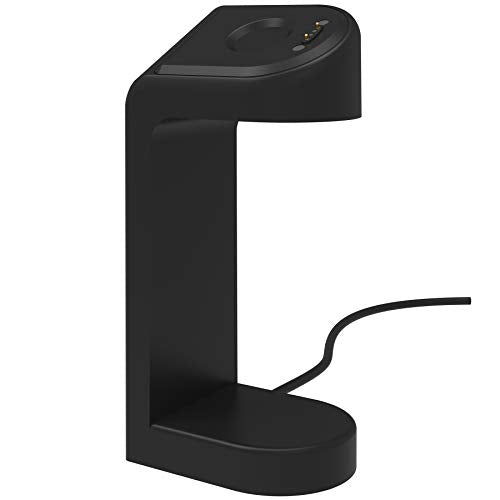 Replacement Connection Charging Dock Compatible with Ticwatch Atlas/Pro 5 Enduro/Pro 5/3 Charger Stand Station Case Friendly with 5 Feet Cable Black
