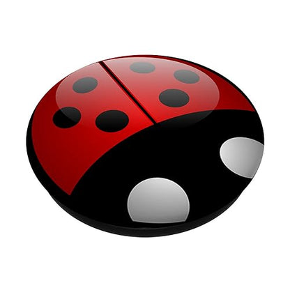 Cute Ladybug Insect PopSockets PopGrip: Swappable Grip for Phones & Tablets PopSockets Adhesive PopGrip