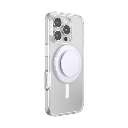 PopSockets Phone Grip for MagSafe, Magnetic Holder- Iridescent White - color: Iridescent White, style: MagSafe