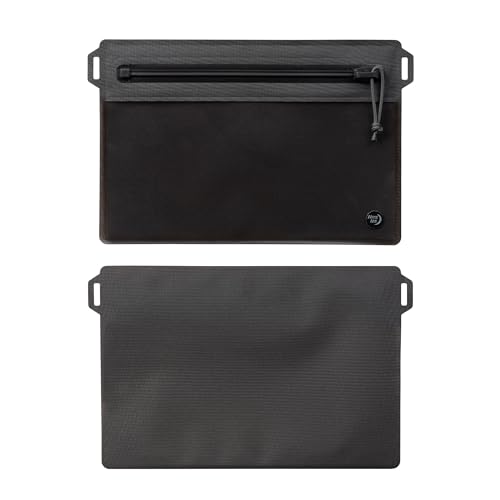 Nite Ize RunOff Waterproof Travel Pouch with TRU Zip - Dry Pouch for Phone & Travel Necessities - Touchscreen Friendly - Waterproof with Reliable Zipper - Medium, Charcoal - style: Medium