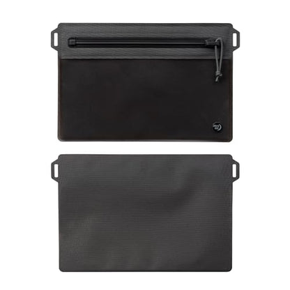 Nite Ize RunOff Waterproof Travel Pouch with TRU Zip - Dry Pouch for Phone & Travel Necessities - Touchscreen Friendly - Waterproof with Reliable Zipper - Medium, Charcoal - style: Medium