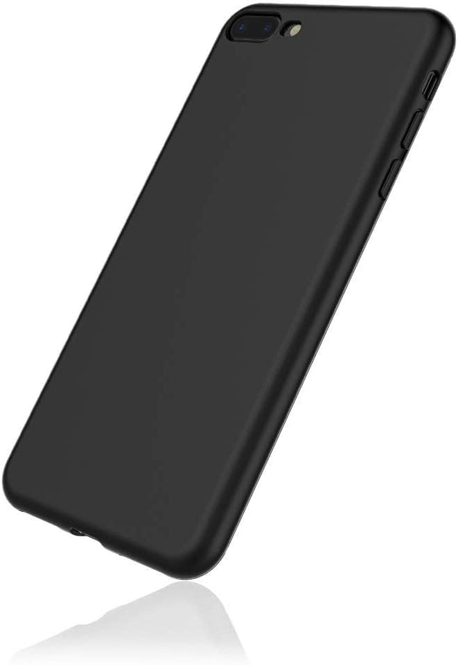 LRK Ultra Thin Black Case Compatible with iPhone 7 Plus/iPhone 8 Plus: Slim, Soft and Flexible (NOT Hard) [Matte Finish] Protective Black Phone Cover for iPhone 7 Plus/iPhone 8 Plus - Matte Black - size: iPhone 7 Plus/iPhone 8 Plus