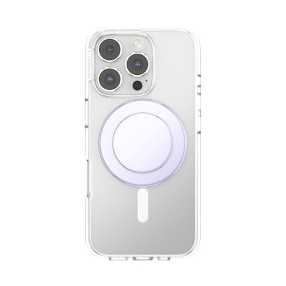 PopSockets Phone Grip for MagSafe, Magnetic Holder- Iridescent White - color: Iridescent White, style: MagSafe