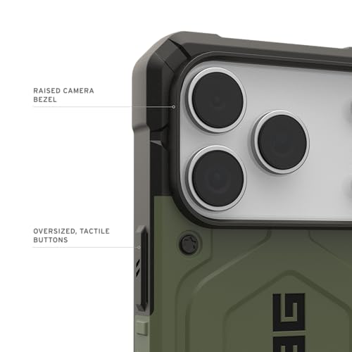 URBAN ARMOR GEAR UAG Designed for iPhone 17 Pro Case Pathfinder - Compatible with MagSafe Military Grade Protective Cover, Olive - color: Pathfinder - Olive