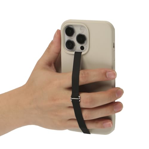 C-Shaped Clip Finger Phone Grip, Silicone Mobile Phone Strap for Phone Case with Clip as Phone Loop Holder