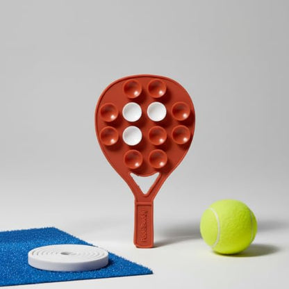 Silicone Suction Phone Mount - Padel Court Glass, Terracota Clay - color: Terracota Clay