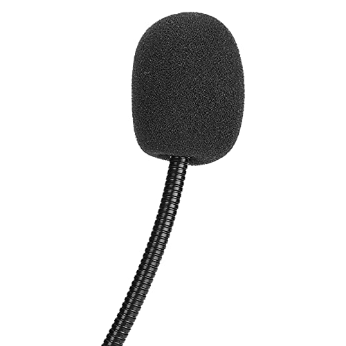 Office Headset, Wired Single Ear Telephone Headphone with Noise Cancelling Microphone for Call Center Business Professionals Black