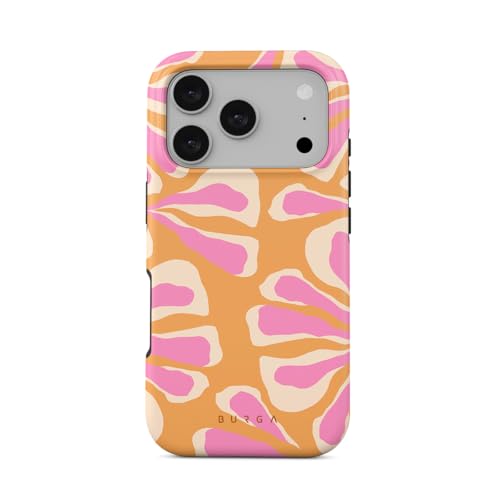 BURGA Unisex Phone Case for iPhone 17 Pro – Dual-Layer Hybrid Design with Shock-Absorbing Silicone & Durable Exterior, Scratch-Resistant Finish and Raised Bezel Edge for Screen Protection & Daily Use - color: Aloha, size: iPhone 17 Pro