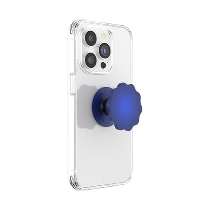 PopSockets Adhesive Phone Grip, Holder- Molded Cobalt - color: Flower Cobalt, style: Adhesive