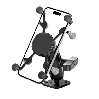 Strg Phone Mount with 2 Holes Drill-Down Diamond Base and Aluminum Arm - size: Aluminum Alloy Diamond Base