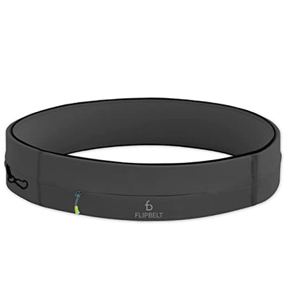 FlipBelt Zipper Running Belt, Waist Pack for Fitness and Running, US Company - color: Carbon, size: X-Small