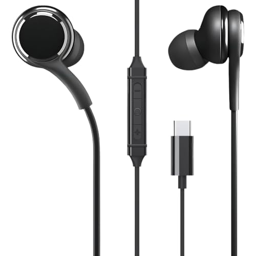 Betron USB C Headphones Wired Earbuds
