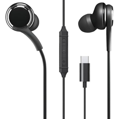 Betron USB C Headphones Wired Earbuds