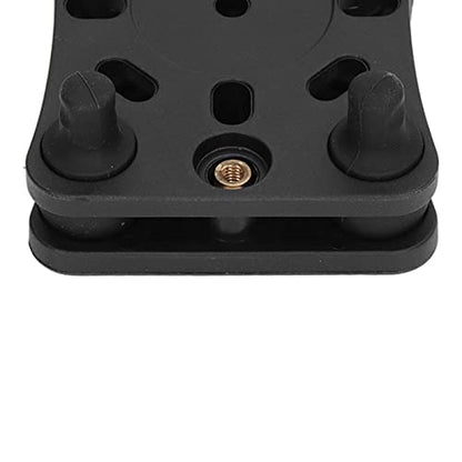 Motorcycle Mobile Phone Holder with Vibration Dampening for ATV UTV Off Road Riding, 1PCS, Made of Nylon, Silicone & Stainless Steel, Black
