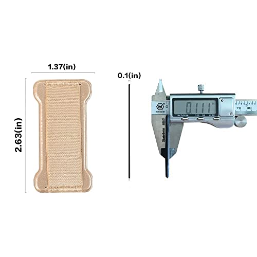 Phone Grip Holder for Hand, Universal Finger Strap Phone Holder, Finger Selfie Grip Compatible with Most Smartphones (Gold) - 2Pack - color: Gold