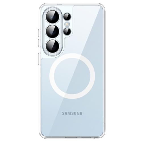 JETech Magnetic Case for Galaxy S26 Ultra, Compatible with MagSafe, Clear | Full Camera Lens Protection, Shockproof Protective Phone Cover, Scratch Resistant Clear Back - color: Clear, size: Galaxy S26 Ultra