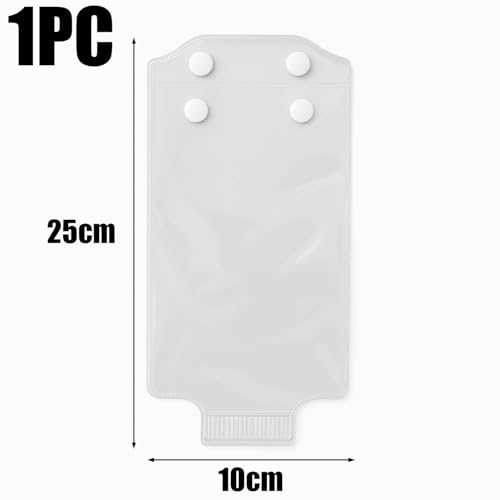 1pcs Universal Transparent Mobile Phone Waterproof Bag Touch Screen Outdoor Riding Rainproof Mobile Phone Protection Case - color: Transparent-A