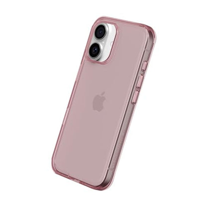 RhinoShield Clear Phone Case for iPhone 17 | Anti-Yellowing, Transparent, High Clarity, Shockproof, Military Grade Drop Protection - color: Gleam Rosé, size: iPhone 17