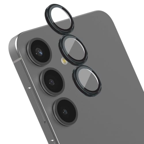 ZAGG Glass Elite Anti-Reflective Samsung Galaxy S25+ Camera Lens Protector – Anti-Glare Technology, Maximum Impact & Scratch Resistance, Smudge-Free Surface, Recycled Materials - color: Black, size: Samsung Galaxy S25 Plus