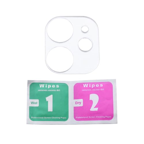 NUOBESTY Clear Tempered Glass Lens Protector for Bubble Scratch Transparent Camera Film with Oleophobic Coating Explosion and Easy Installation