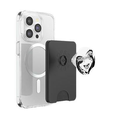 Cute Ecchi Hentai Girl Ahegao Waifu Pop Socket PopSockets PopWallet for MagSafe - style: Magnetic PopWallet