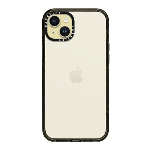 CASETiFY for iPhone 15 Plus Case - Impact Clear Black | Slim Fit | 8.2 ft. 4x Military Grade Drop Protection | Black - color: Clear Black, size: Iphone 15 Plus (6.7")