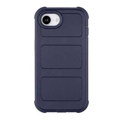 Protective Phone Case for iPhone 16e Case Belt Clip Holster Kickstand Black | Shockproof iPhone 16 e Case Heavy Duty Rugged Dustproof Port 2 Layers of Sturdy Defender Cover for iPhone16e Case Belt Blue - color: Navy Blue