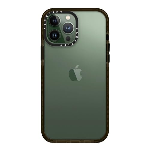 CASETiFY for iPhone 13 Pro Max Case - Impact Clear Black | Slim Fit | 6.6 ft. Drop Protection | Black - color: Clear Black, size: Iphone 13 Pro Max (6.7")