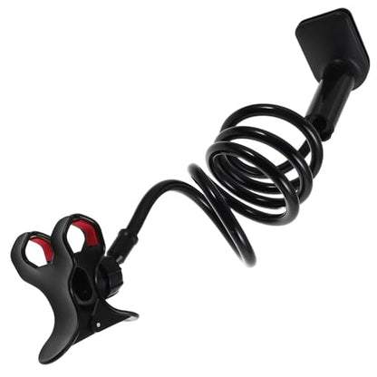 Zerodeko 360 Degree Adjustable Phone Stand Clamp for Bed and Desk Black