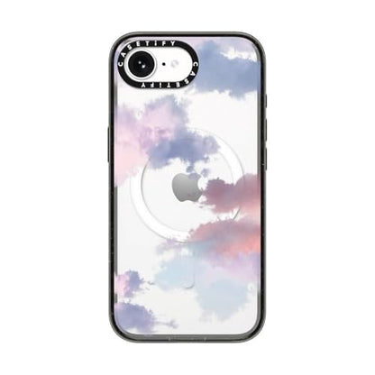 CASETiFY for iPhone 17e / 16e Case - Impact Compatible with MagSafe | 8.2 ft. 4x Military Grade Drop Protection | Clouds | Black - color: Clouds (Purple), size: iPhone 16e (6.1")