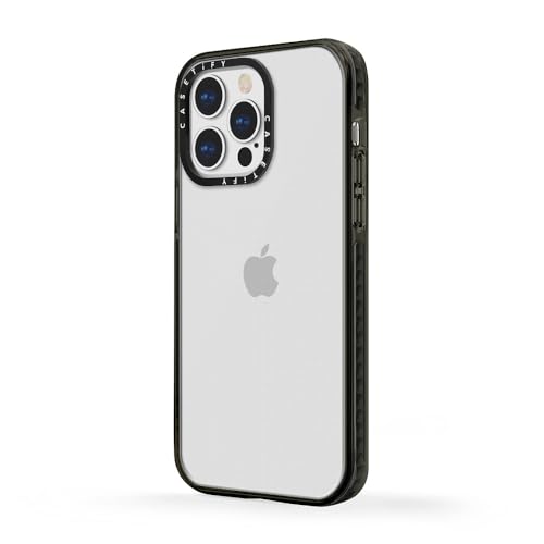 CASETiFY for iPhone 13 Pro Max Case - Impact Clear Black | Slim Fit | 6.6 ft. Drop Protection | Black - color: Clear Black, size: Iphone 13 Pro Max (6.7")