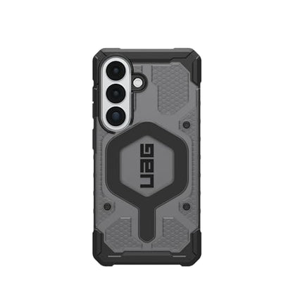 URBAN ARMOR GEAR UAG for Samsung Galaxy S26 Case 6.3" Pathfinder Clear - Magnetic Charging Compatible Transparent Rugged Military Drop Tested Protective Cover, Ash/Black - color: Pathfinder Clear - Ash/Black