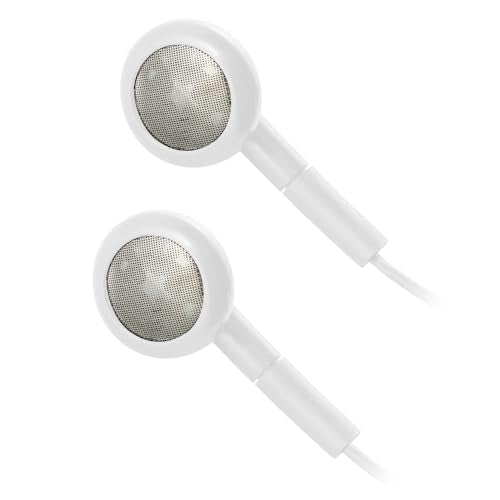 Fenzer 2 Pack Wired iPhone Earbuds/Headphones with 3.5mm Earphones with Microphone Volume Control Compatible for iPhone, iPad, iPod, Computer, MP3/4, Android Most 3.5mm Audio Devices White