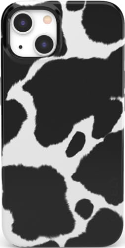 Casely iPhone 14 Plus Case | Current Mood | Cow Print | Compatible with MagSafe | Classic Ultra Slim Design - color: Current MOOd | Cow Print