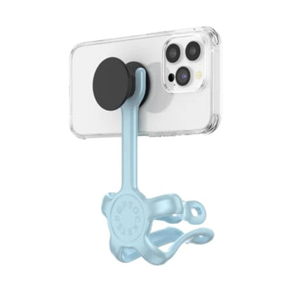 PopSockets Flexible Phone Mount & Stand- Blue Sigh - color: Blue Sigh