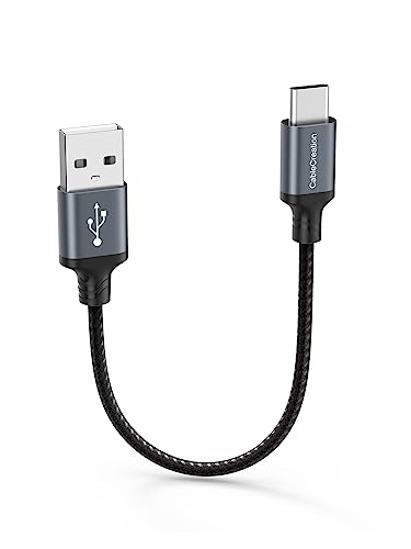 CableCreation 6 inch Short USB C Cable, USB to USB C Cable 3A Fast Charging - size: 0.5FT, style: A to C
