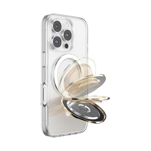 PopSockets Kick-Out Grip for MagSafe, Kickstand- Gold Radial - color: Gold Radial, style: MagSafe Kick-Out