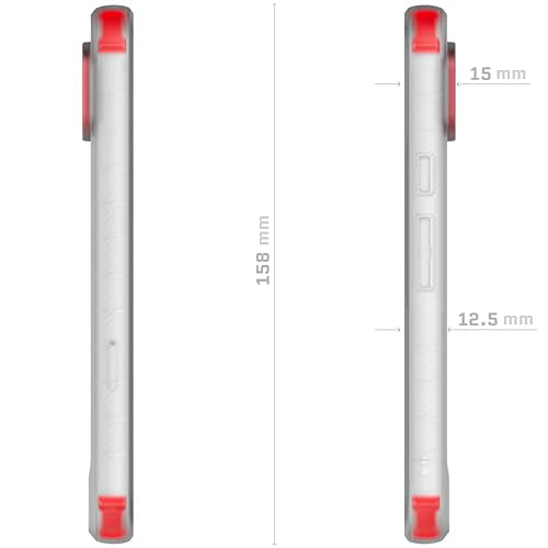 Ghostek Covert Google Pixel 8a Clear Case with Shockproof Drop Protection Premium Protective Wireless Charging Compatible Phone Cover Designed for 2024 Google Pixel 8a (6.1") (Clear) - color: Clear, size: Pixel 8a